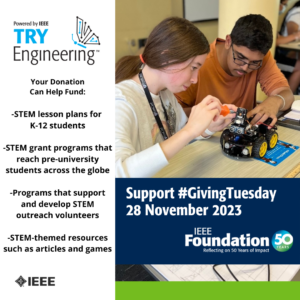 Support TryEngineering this Giving Tuesday