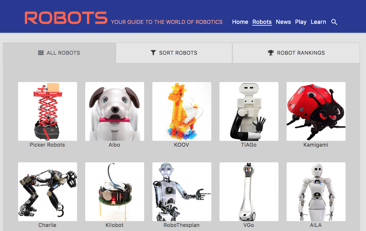 Types of Robots - ROBOTS: Your Guide to the World of Robotics