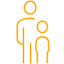 Icon: Adult Standing with Child