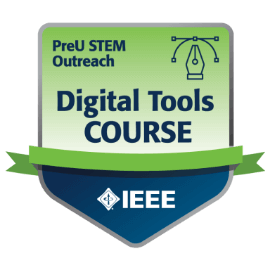 PreU STEM Outreach: Digital Tools badge